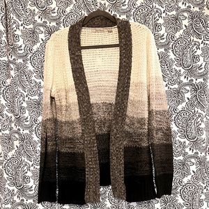 3/$20 Jason Maxwell colorblock ombre cardigan